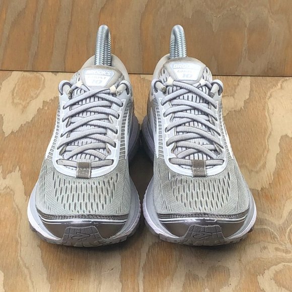 Brooks Ghost 10 Running Grey / White - Picture 2 of 8